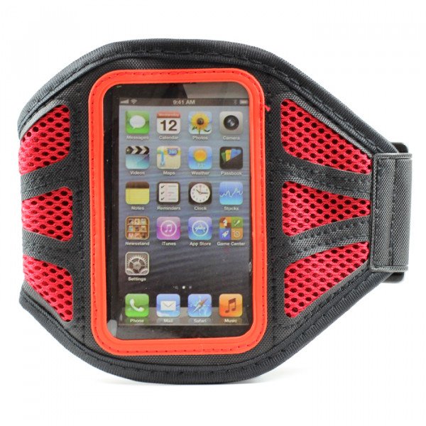 Wholesale iPhone 5S 5C 5 Mesh Armband (Red)